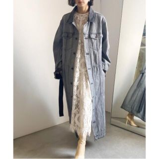 アメリヴィンテージ(Ameri VINTAGE)のAmeri アメリ / 2WAY REVERSIBLE DENIM COAT(ロングコート)