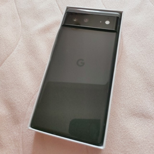 Google Pixel(グーグルピクセル)のGoogle Pixel6 128GB Stormy Black スマホ/家電/カメラのスマートフォン/携帯電話(スマートフォン本体)の商品写真