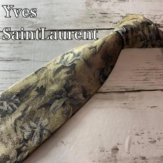 イヴサンローランボーテ(Yves Saint Laurent Beaute)のYVES SAINT LAURENT イブサンローラン　YSL 総柄　ネクタイ(ネクタイ)