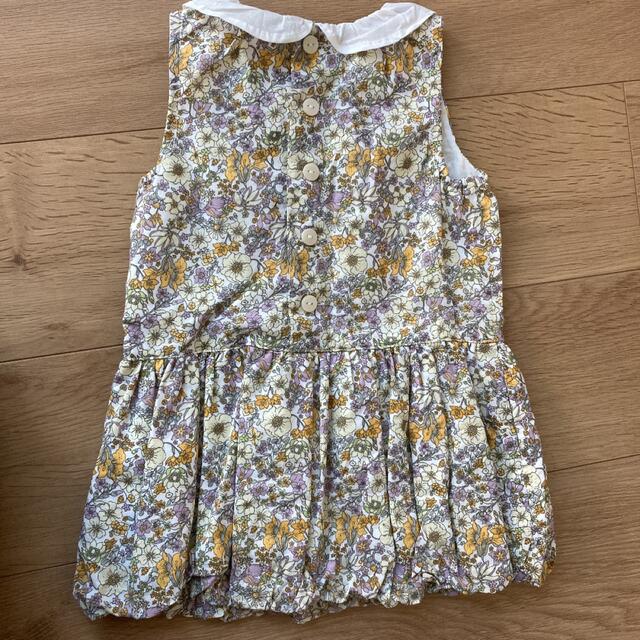 petit main(プティマイン)のプティマインワンピース90 キッズ/ベビー/マタニティのキッズ服女の子用(90cm~)(ワンピース)の商品写真