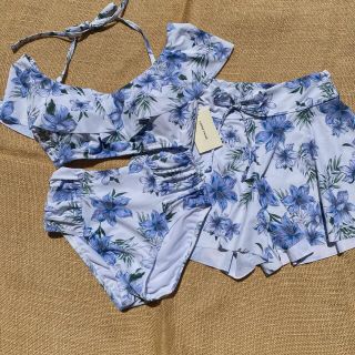 新品★LAISSE PASSEレッセパッセ水着★9Mパンツ付ビキニ/L-451