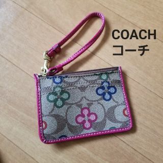 コーチ(COACH)のCOACH　コーチ花柄キーケース　パスケース　カード入(キーケース)