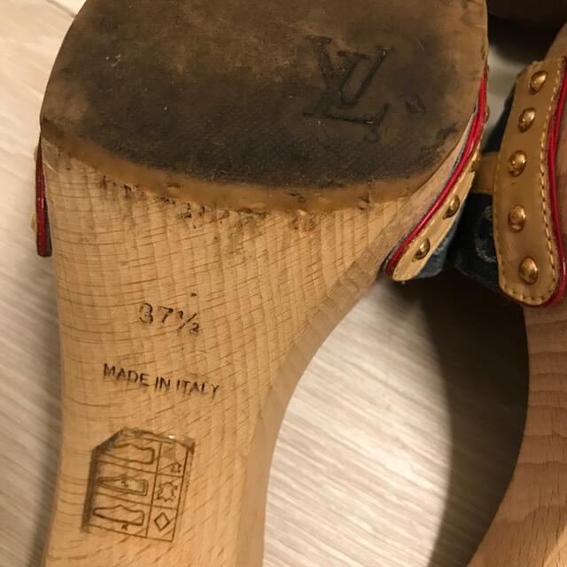 LOUIS VUITTON - LVルイヴィトンデニムシューズサンダルミュールレア