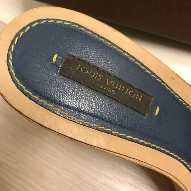 LOUIS VUITTON - LVルイヴィトンデニムシューズサンダルミュールレア
