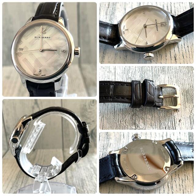 電池交換済】BURBERRY バーバリー BU10106 腕時計 6P-