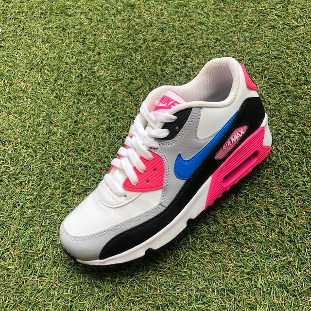 NIKE - 美品24 NIKE AIRMAX 90ナイキ エアマックス90 レザー H364の