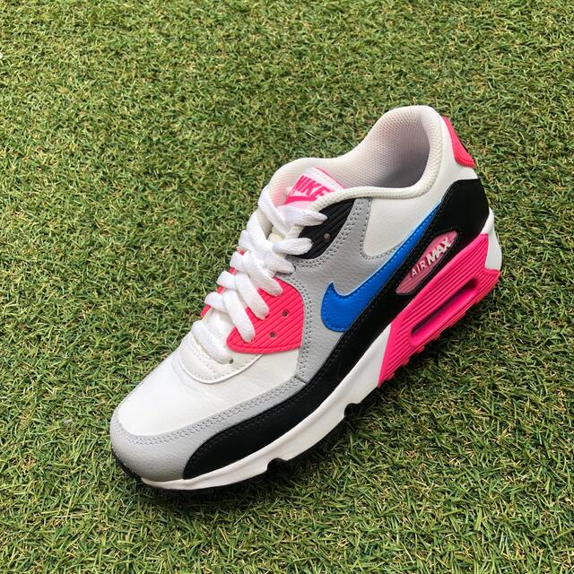 美品24 NIKE AIRMAX 90ナイキ エアマックス90 レザー H364