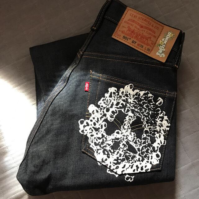 上質で快適 Denim - Levi's Tears JEAN POCKET MY IN PEACE デニム+