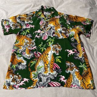 ワコマリア(WACKO MARIA)のWACKOMARIA HAWAIIAN SHIRT SS 半袖 虎柄 (XS)(シャツ)