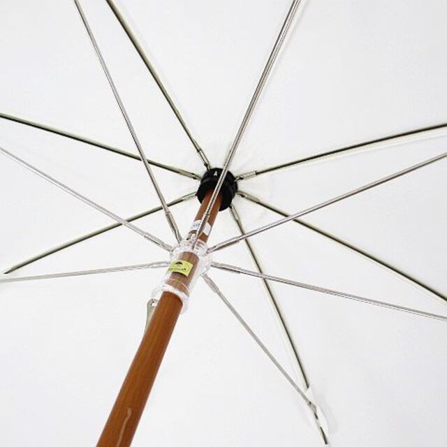 アシーナ ニューヨーク 長傘 かさ 日傘 晴雨兼用傘 8骨組 ホワイト ピンク系 レディースのファッション小物(傘)の商品写真