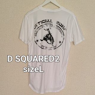 ディースクエアード(DSQUARED2)のDSQUARED2ディースクエアードバックプリントTシャツsizeL(Tシャツ/カットソー(半袖/袖なし))