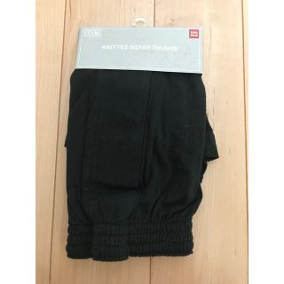 ユニクロ(UNIQLO)のユニクロ メンズ 綿トランクス M黒  未使用 (トランクス)