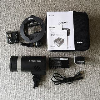 godox AD300pro　トランスミッター、ブラケット付き(ストロボ/照明)