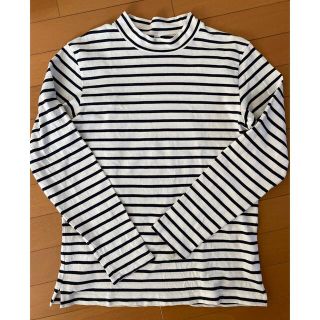 ユニクロ(UNIQLO)のボーダーカットソー　長袖(Tシャツ/カットソー(七分/長袖))