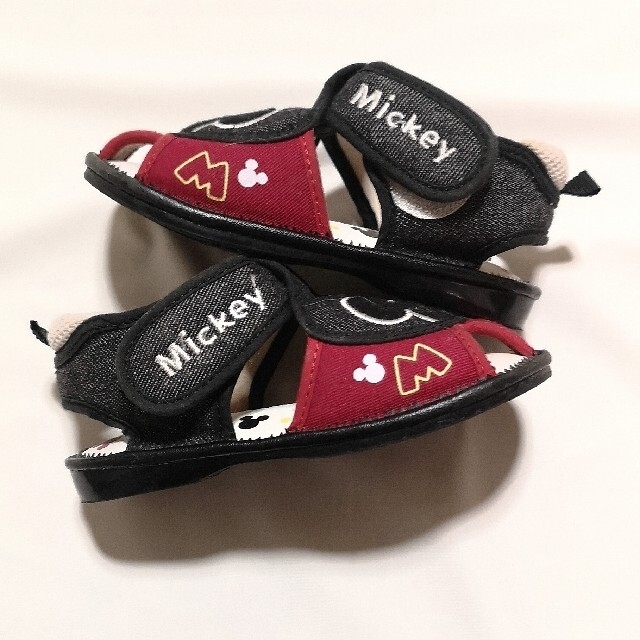 Disney(ディズニー)のMickey　サンダル キッズ/ベビー/マタニティのベビー靴/シューズ(~14cm)(サンダル)の商品写真