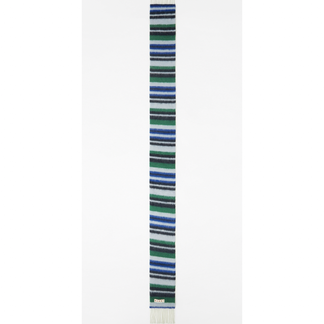 Marni   新品 MARNI ss STRIPED BRUSHED WOOL SCARFの通販 by 要