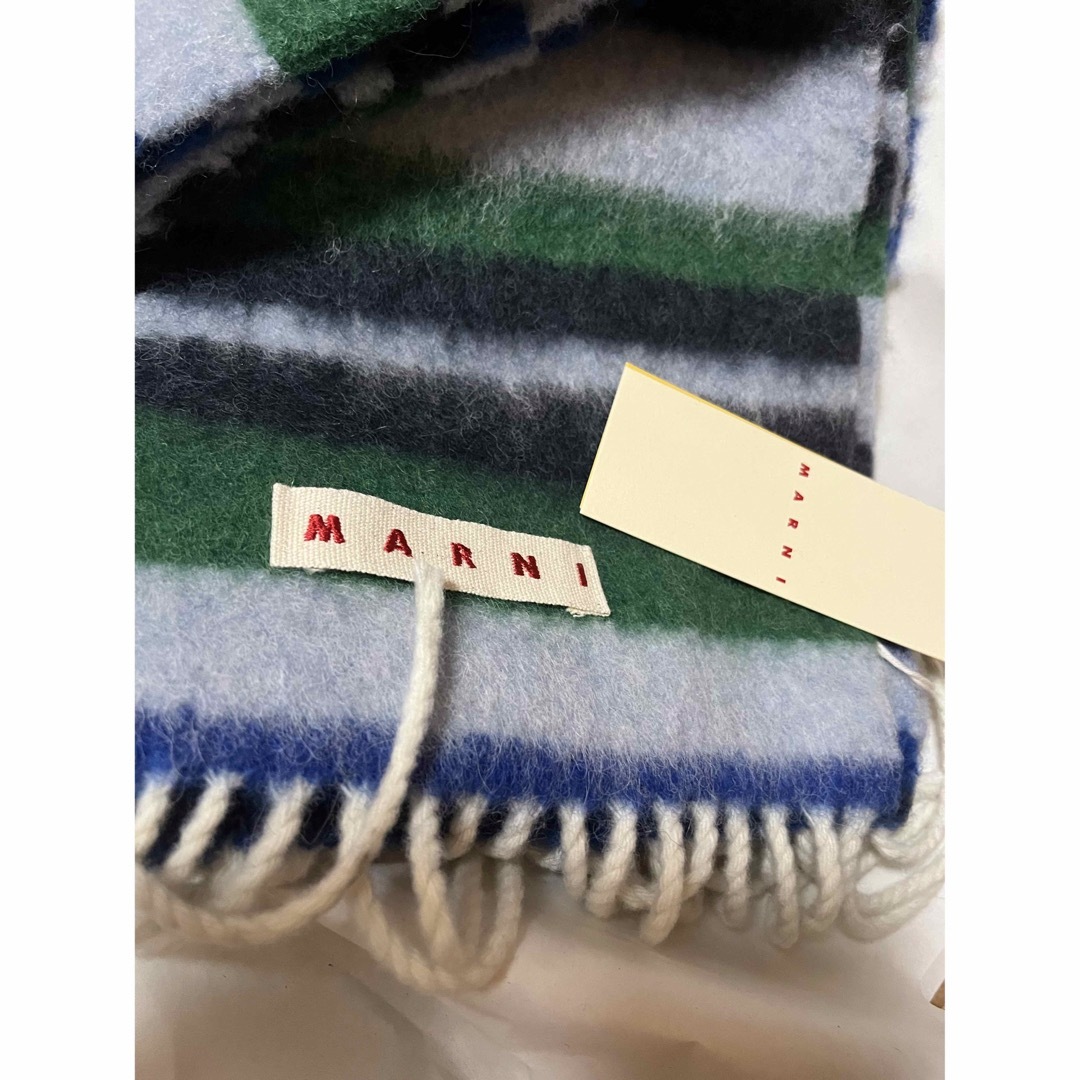 Marni(マルニ)の新品　MARNI 23ss STRIPED BRUSHED WOOL SCARF メンズのファッション小物(マフラー)の商品写真