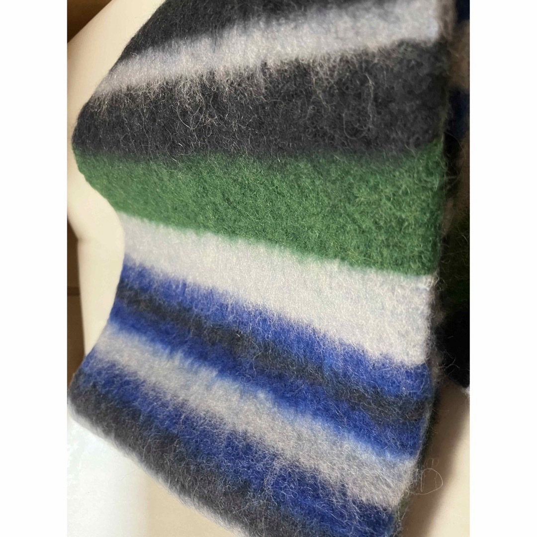 Marni(マルニ)の新品　MARNI 23ss STRIPED BRUSHED WOOL SCARF メンズのファッション小物(マフラー)の商品写真