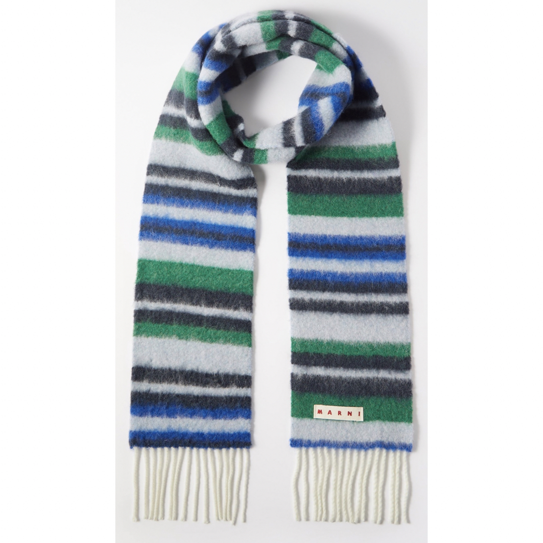 Marni(マルニ)の新品　MARNI 23ss STRIPED BRUSHED WOOL SCARF メンズのファッション小物(マフラー)の商品写真