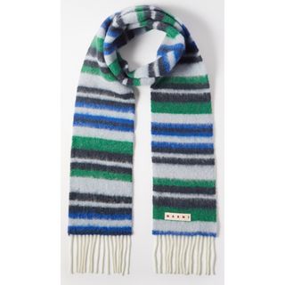 Marni - 新品 MARNI 23ss STRIPED BRUSHED WOOL SCARFの通販 by 要