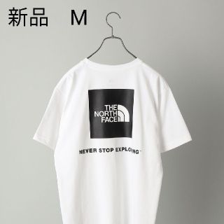 ザノースフェイス(THE NORTH FACE)の新品 THE NORTH FACE: バックスクエア ロゴ TシャツM(Tシャツ/カットソー(半袖/袖なし))