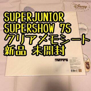 スーパージュニア(SUPER JUNIOR)の最終価格 メモシート 新品 superjunior SS7S ソウル 公式グッズ(K-POP/アジア)