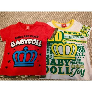 ベビードール(BABYDOLL)のBABYDOLL Tシャツ2枚セット（90サイズ）(Tシャツ/カットソー)