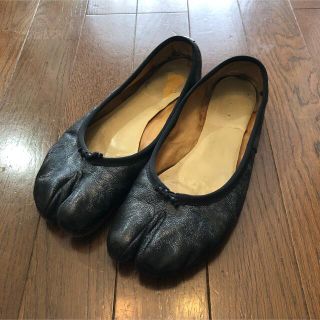 マルタンマルジェラ(Maison Martin Margiela)のユキ様専用 マルジェラ ペンキ 足袋 タビバレエ フラットパンプス 38(バレエシューズ)