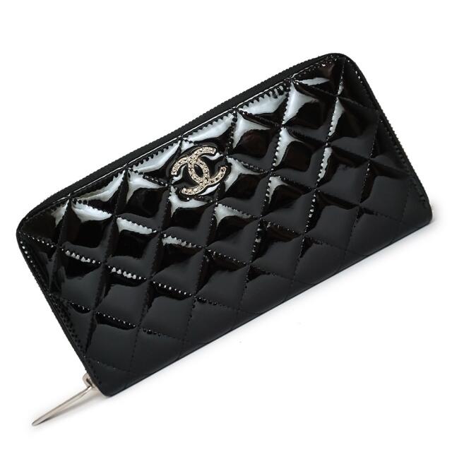 人気新品入荷 パテントレザー シャネル - CHANEL ブリリアント 長財布