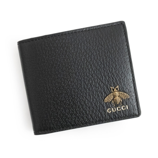 Gucci - グッチ レザー アニマリエ コイン ウォレット 二つ折り財布（新品・未使用品）