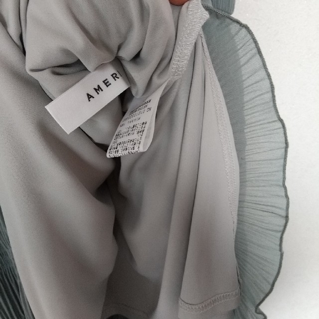 Ameri VINTAGE(アメリヴィンテージ)のアメリ　AMERI  SHIRRING PLEATS DRESS　Sサイズ レディースのワンピース(ロングワンピース/マキシワンピース)の商品写真
