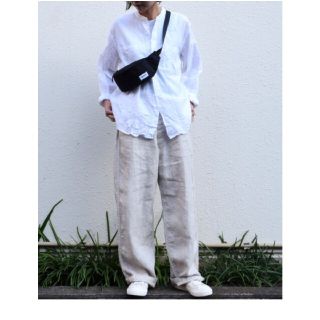 アーメン(ARMEN)の新品タグ付【ARMEN】(アーメン) ♪リネンワンタックパンツ♪(ワークパンツ/カーゴパンツ)