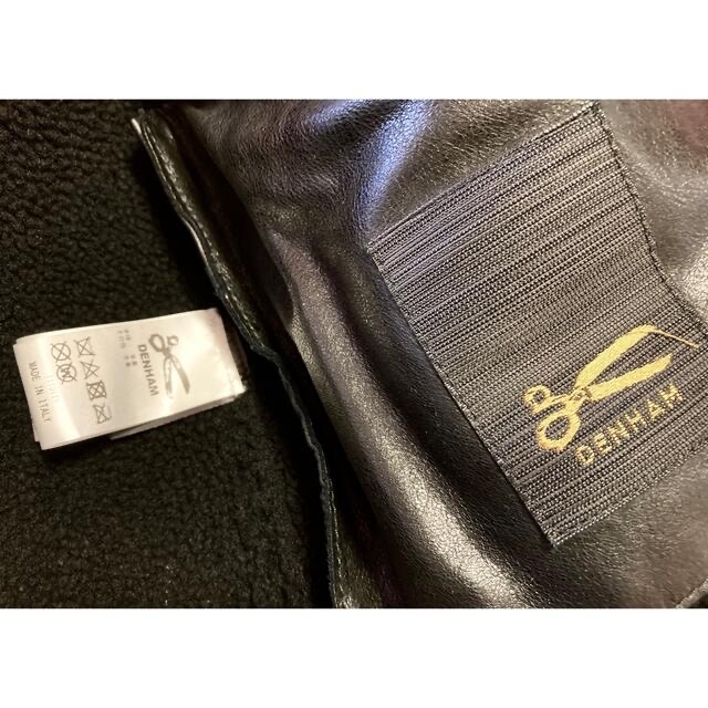 DENHAM - DENHAM ALLOWAY LEATHER JKT レザームートンジャケットの通販