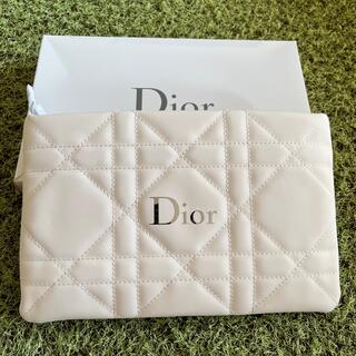 Dior - ディオール Dior ポーチ クラッチ ホワイト ロゴ ノベルティ 非売品 新品