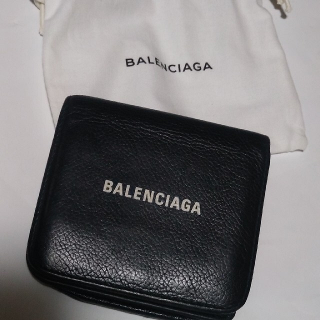 Balenciaga(バレンシアガ)のBALENCIAGA バレンシアガ　二つ折り財布　ブラック メンズのファッション小物(折り財布)の商品写真