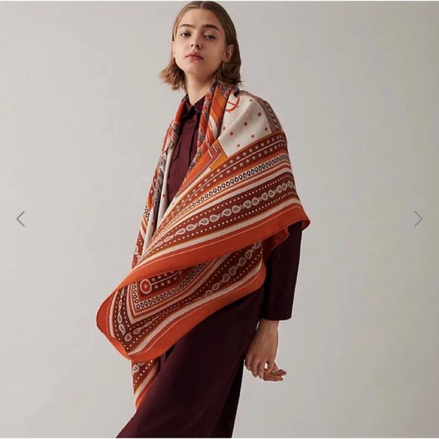 極美品 Hermes カレジェアン カシシル 高官の鞍 ストール