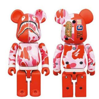 メディコムトイ(MEDICOM TOY)の超合金 BE@RBRICK BAPE(R)ABC CAMO SHARK PINK(その他)