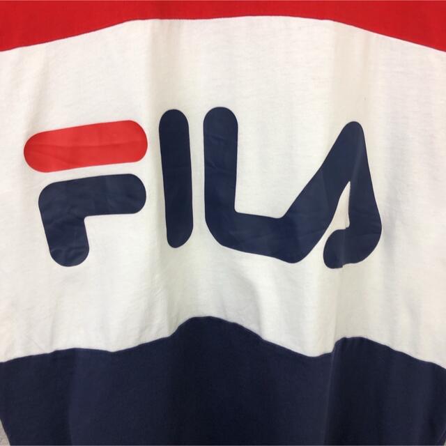 FILA(フィラ)の希少 90s フィラ Tシャツ ビッグプリント  メンズのトップス(Tシャツ/カットソー(半袖/袖なし))の商品写真