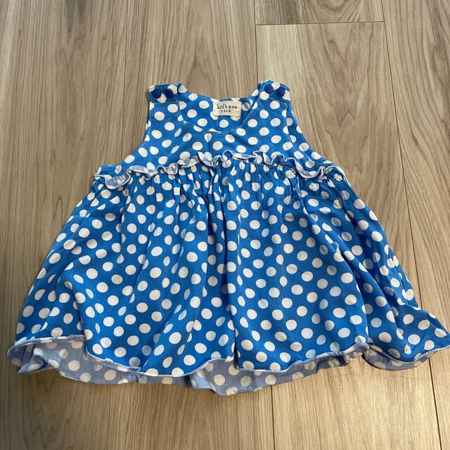 kid’s zoo(キッズズー)のkid’s zoo 水玉チュニック　80 キッズ/ベビー/マタニティのベビー服(~85cm)(ワンピース)の商品写真