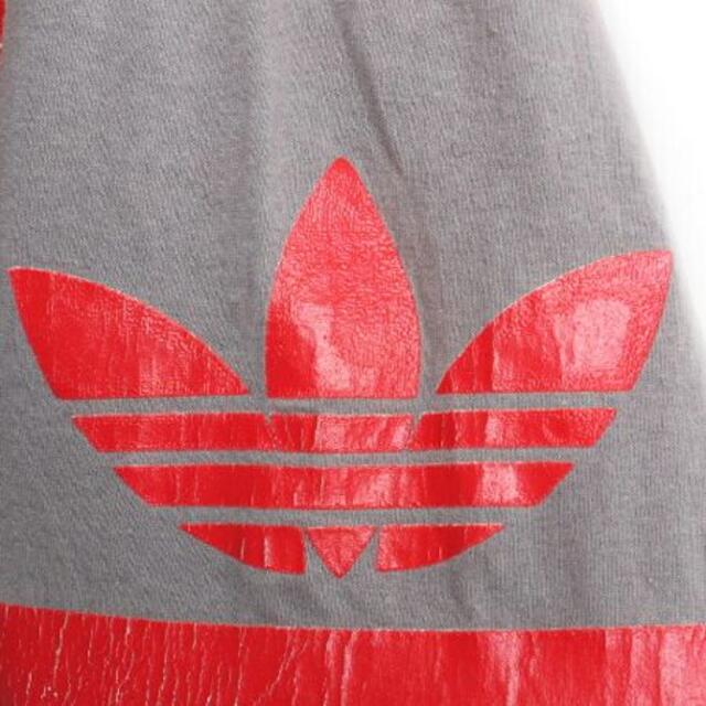 adidas(アディダス)の80's USA製 ■ アディダス 袖 3ライン トレフォイル 両面 プリント  メンズのトップス(Tシャツ/カットソー(半袖/袖なし))の商品写真