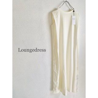 ラウンジドレス(Loungedress)の新品 Loungedress ノースリーブタックカットソーワンピース 日本製(ロングワンピース/マキシワンピース)