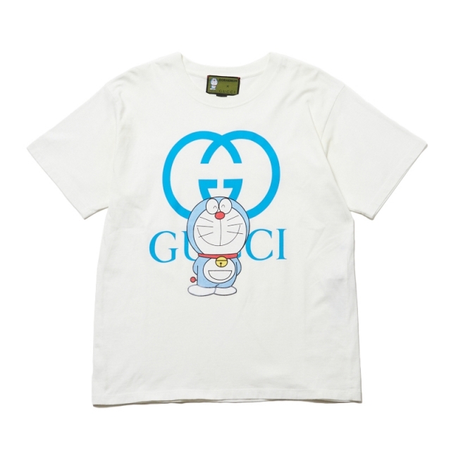 GUCCI ドラえもんプリントtシャツ-
