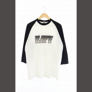 アベイシングエイプ(A BATHING APE)のアベイシングエイプ A BATHING APE KISSロゴ ラグラン Tシャツ(Tシャツ/カットソー(半袖/袖なし))