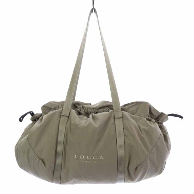 トッカ 21SS SANA SAC バッグ トートバッグ 巾着 ナイロン グレー