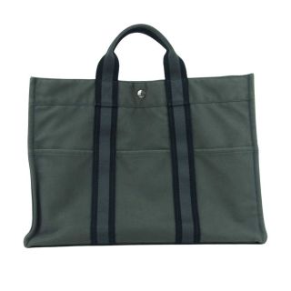 エルメス(Hermes)のHERMES エルメス フールトゥ MM キャンバス トート バッグ 【中古】(その他)