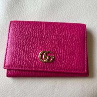 グッチ(Gucci)の【さらん様専用】GUCCI ggマーモント　名刺入れ(名刺入れ/定期入れ)