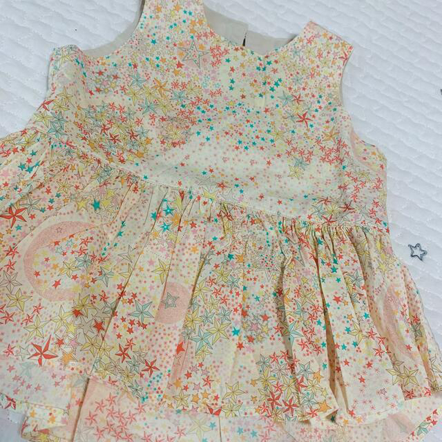 Bonpoint(ボンポワン)のハンドメイド♡ペンギンチュニック80㎝ キッズ/ベビー/マタニティのベビー服(~85cm)(Ｔシャツ)の商品写真