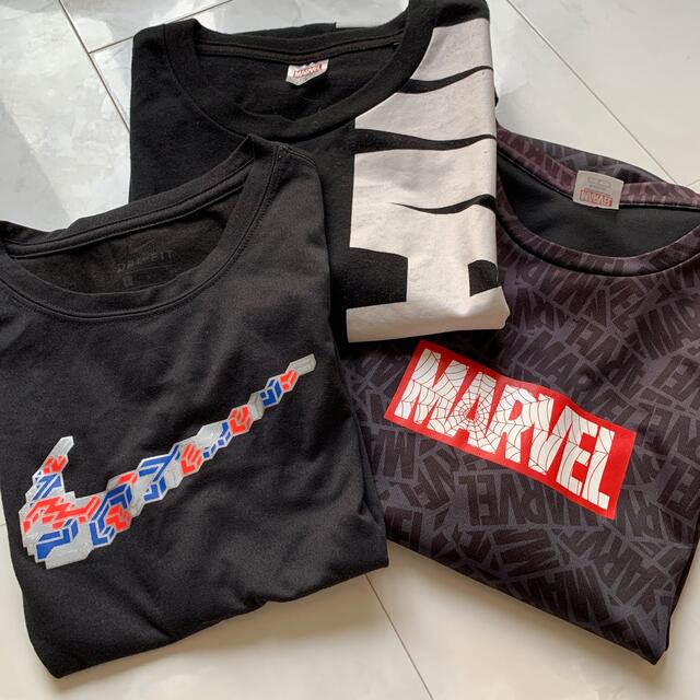 MARVEL(マーベル)のMARVEL★NIKE★半袖Tシャツ☆サイズ140くらい☆男の子 キッズ/ベビー/マタニティのキッズ服男の子用(90cm~)(Tシャツ/カットソー)の商品写真