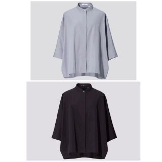 ユニクロ(UNIQLO)のUNIQLO ユニクロ ＋J 　スーピマコットンドルマンスリーブシャツ(7分袖)(シャツ/ブラウス(長袖/七分))