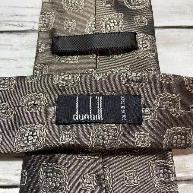 Dunhill(ダンヒル)の美品　dunhill ダンヒル　ネクタイ　ビジネス　イタリア　総柄　ハイブランド メンズのファッション小物(ネクタイ)の商品写真